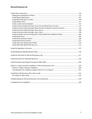 AX 2012 R3 Installation Guide | PDF