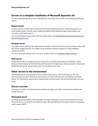 AX 2012 R3 Installation Guide | PDF
