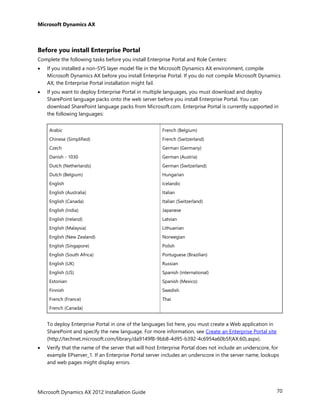 AX 2012 R3 Installation Guide | PDF