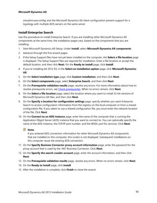 AX 2012 R3 Installation Guide | PDF