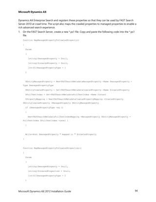 Ax 2012 R3 Code AX 2012 R3 Installation Guide | PDF