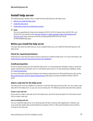 AX 2012 R3 Installation Guide | PDF