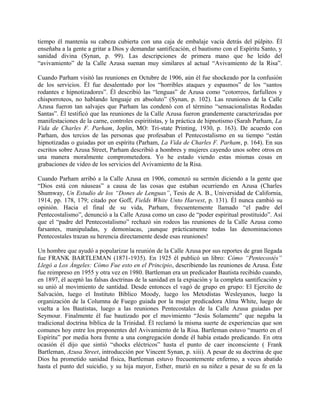 La extraña historia del pentecostalismo | DOC