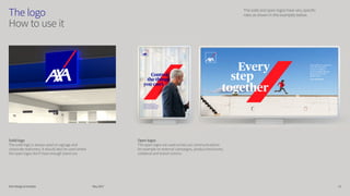 AXA brand guidelines build build in 2017 | PDF
