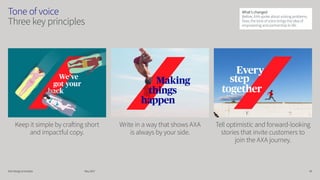 AXA brand guidelines build build in 2017 | PDF