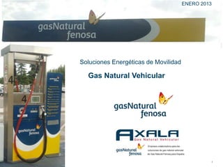 Gas Natural Vehicular
1
Soluciones Energéticas de Movilidad
Julio 2013
 