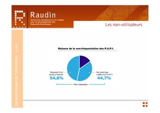 Caractéristiques de l’échantillon   N=443


                                            Les non-utilisateurs
 