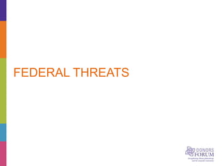 FEDERAL THREATS
 