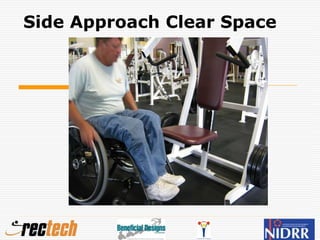 Side Approach Clear Space
 