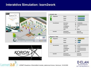Interaktive Simulation: learn2work 