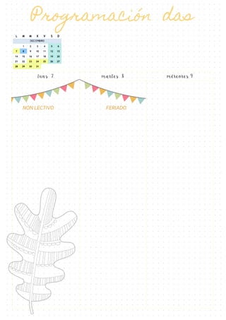 Setembro
luns 7 martes 8 mércores 9
 