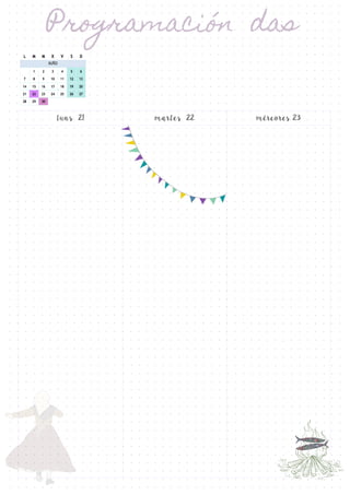 Setembro
luns 21 martes 22 mércores 23
 