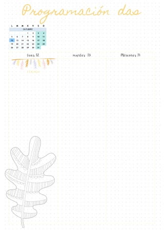 Setembro
luns 12 martes 13 Mércores 14
 