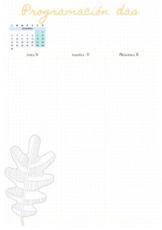 Setembro
luns 16 martes 17 Mércores 18
 