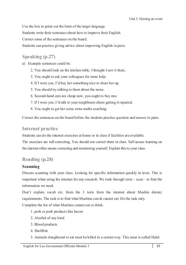 Teacher Textbook Module 3