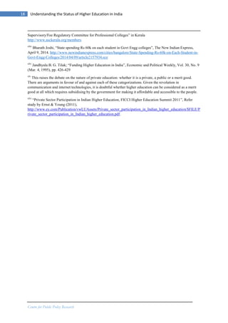 The issues and challenges in Higher Education Sector in India | PDF
