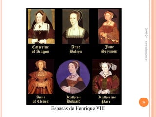 Esposas de Henrique VIII
26/09/24
34
www.nilson.pro.br
 