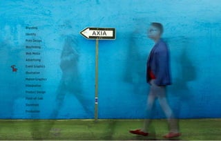 Branding
Identity
Print Design
Wayfinding
Web Media
Advertising
Event Graphics
Illustration
Motion Graphics
Interpretive
Product Design
Point-of-Sale
Storefront
Production
 