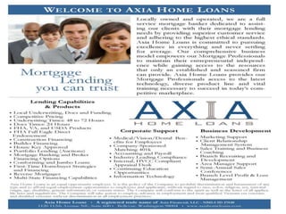 Axia Company Overview Slide Show