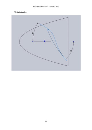 YEDITEPE UNIVERSITY – SPRING 2010
12
7.5 Blade Angles
 