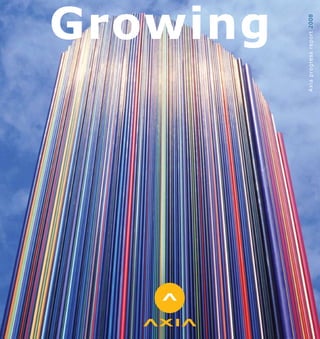 Growing




1
    Axia progress report 2008
 
