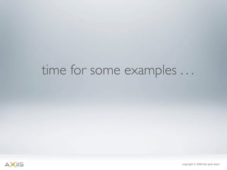 Axiis Launch at 360 Flex