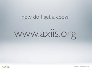 Axiis Launch at 360 Flex