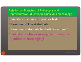 Axiological Questions Axiology and it's Illustrate | PDF