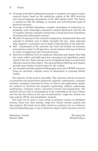 Axiomatic fuzzy set theory and its applications | PDF