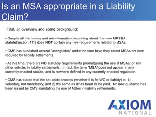 OverviewWho We AreConditional Payments Inquiry – Lien Negotiation Process Who We AreStep #2: ContinuedThis document will state “Refrain from Sending Payment at this Time.” This is just an estimated lien amount. You will not send payment to the MSPRC until after the settlement date and until after you receive the Final Conditional Payment Lien.   Review the lien information to evaluate which charges are related to the DOL injury/illness. If some of the charges are not related to the DOL injury/illness, you should complete written correspondence to the MSPRC with their evaluation and arguments as to why certain charges are unrelated to the DOL. This written communication should be followed up with a phone call 3 weeks to assure it was received and is being processed. The MSPRC will periodically send updated “Estimated Medicare Conditional Payment Liens” throughout the life of the file until the claim is settled full and final. MSPRC Auto/LiabilityPO Box 33828Detroit, MI 48232-3828Workers' Compensation MSPRC MSPRC WCPO Box 33831Detroit, MI 48232-3831
