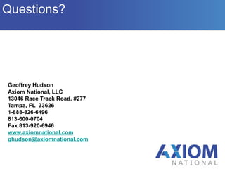 OverviewWho We AreIs an MSA appropriate in a LiabilityClaim?Who We Are First, an overview and some background: Despite all the rumors and misinformation circulating about, the new MMSEA statute(Section 111) does NOT contain any new requirements related to MSAs.