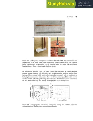 Frequency Tuning Rods Axion Dark Matter Research With IBS CAPP | PDF