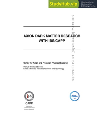 Axion dark matter: What is it and why now?