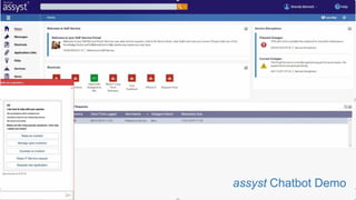 Axios System Webinar: Improve your ITSM delivery with AI Chatbots | PDF