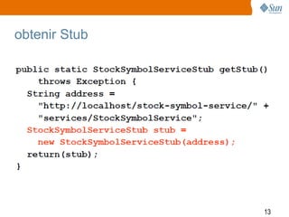 obtenir Stub




               13
 