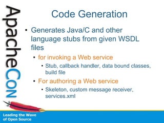 Pluggable module, data binding, transports architecture