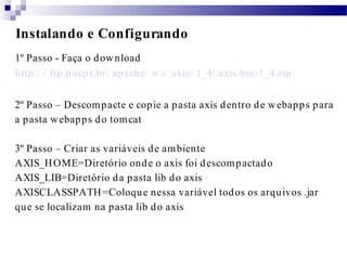 Web Services com Apache Axis