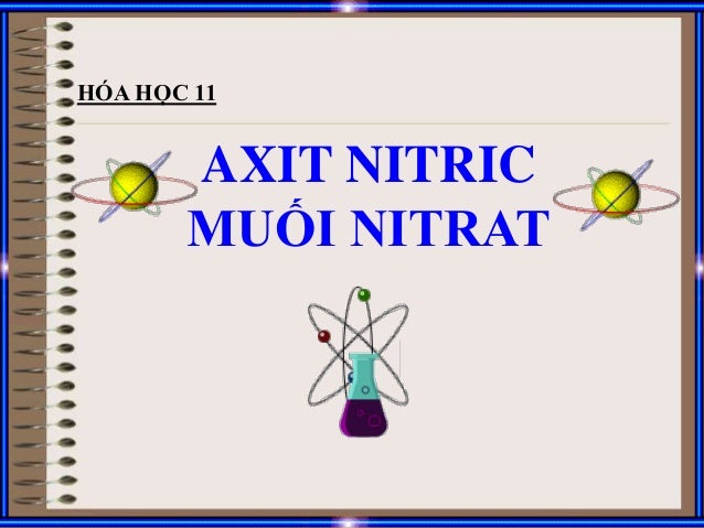 Axit Nitric Muối Nitrat Phạm Thị Thương