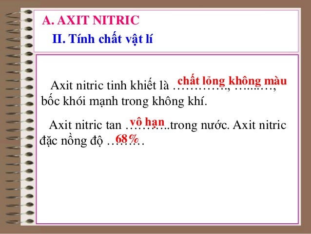 Axit Nitric Muối Nitrat Phạm Thị Thương