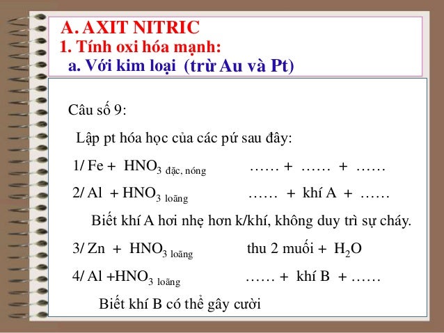 Axit Nitric Muoi Nitrat Phamthithuong Axit Nitric Muoi Nitrat Phamthithuong