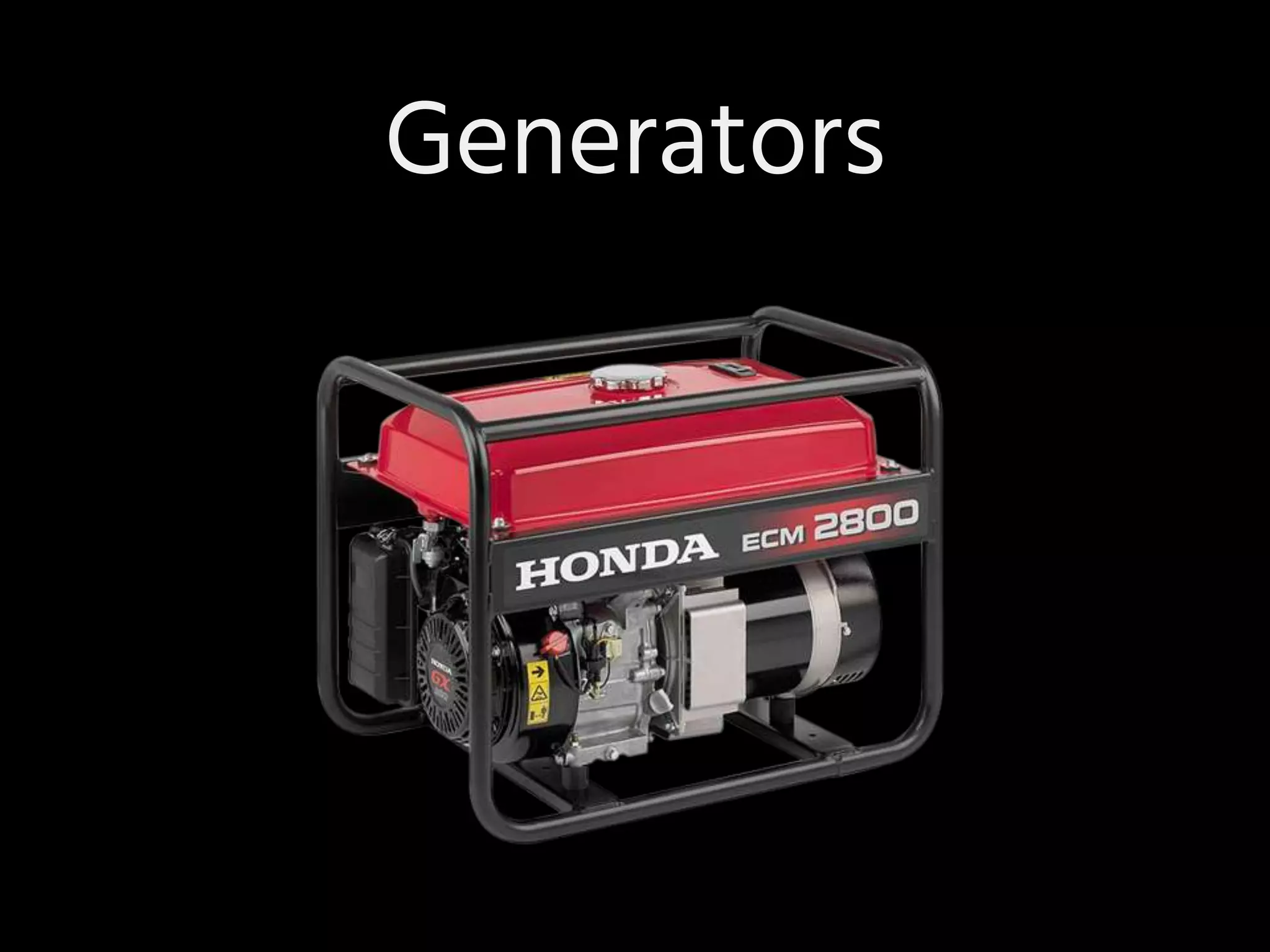 Generators
 
