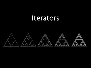 Iterators
 