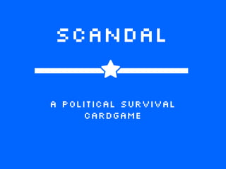 Scandal - Local multiplayer, political survival cardgame
