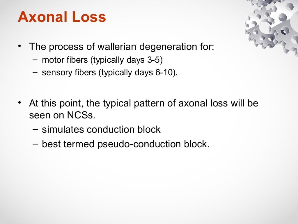 Nerves conduction study, Axonal loss vs Demyelination