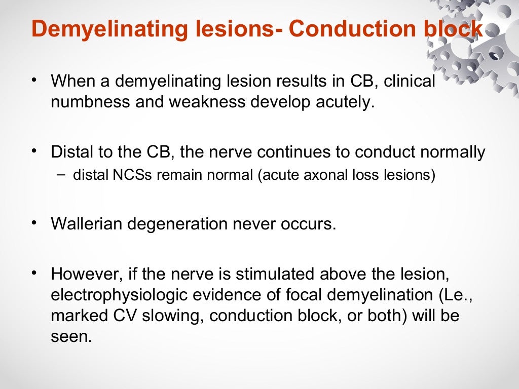 Nerves conduction study, Axonal loss vs Demyelination