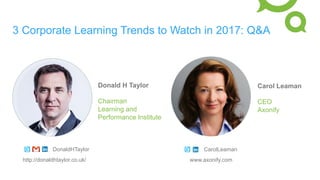 3 Corporate Learning Trends to Watch in 2017