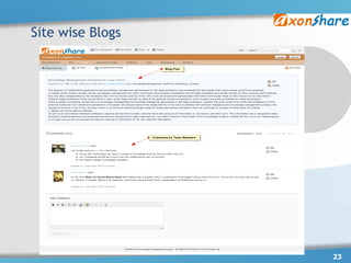 Site wise Blogs




                  23
 