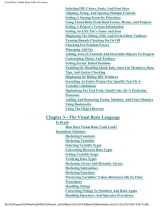 Visual basic blackbook 1998 | PDF
