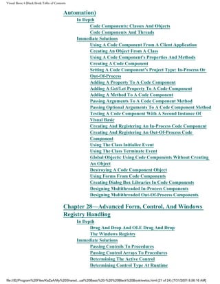 Visual basic blackbook 1998 | PDF