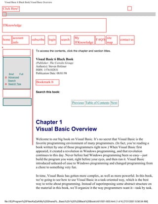 Visual basic blackbook 1998 | PDF
